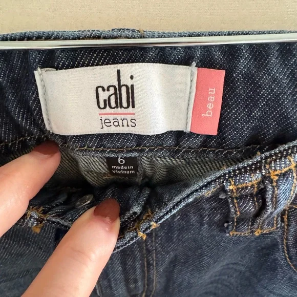 CAbi Deep Indigo Flare Jeans - 066 - Picture 3 of 5